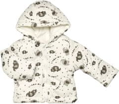 Just Too Cute Gyermek bélelt kabát – Elefánt Y1001, 62, krémszín