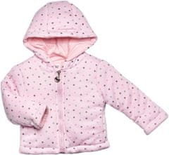 Just Too Cute Bélelt lány kabát – Csillagok Y1002, 62, rózsaszín