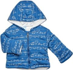 Just Too Cute Fiú bélelt kabát - Közlekedési eszközök Y1005, kék, 62