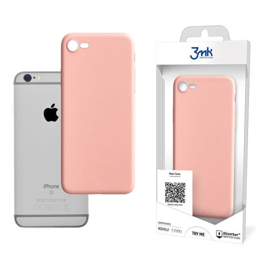 3MK 3mk Matt case védőtok Apple iPhone 6/iPhone 6s telefonra KP20298 rózsaszín