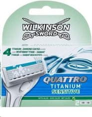 Wilkinson Sword Quattro Titanium Sensitive (tartalék fej 2 db)