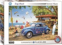 EuroGraphics Puzzle VW Bogár és szörfösök 1000 darab