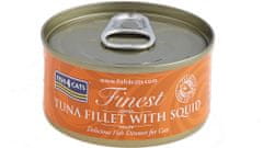 Fish4Cats Macskakonzerv Finest tonhal tintahallal 70 g