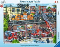Ravensburger Puzzle Firefighters in action 48 db
