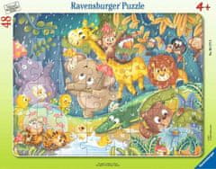Ravensburger Rejtvény Állatok a dzsungelből 48 db