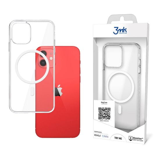 3MK Mag Case tok Apple iPhone 12 Mini telefonra KP20318 átlátszó