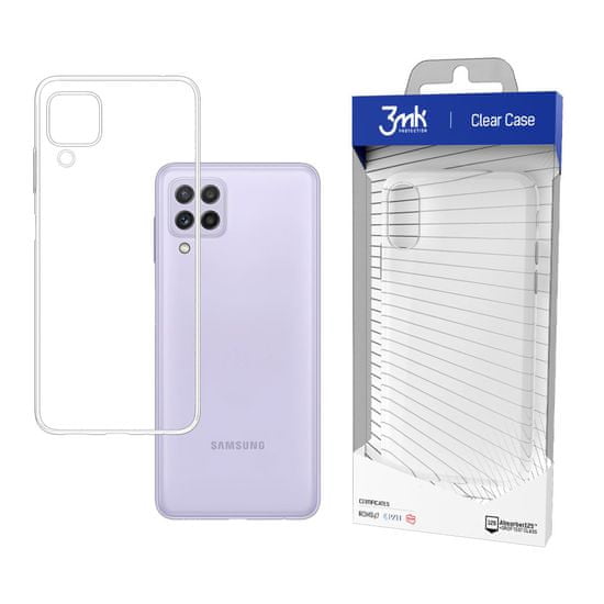 3MK 3mk Clear case védőtok Samsung Galaxy A22 4G telefonra KP20326 átlátszó