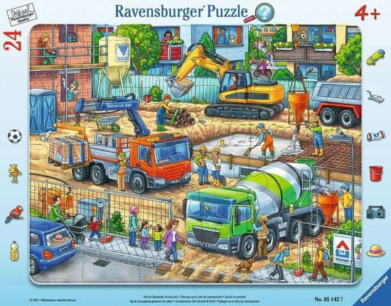 Ravensburger Puzzle Az építkezésen 24 db