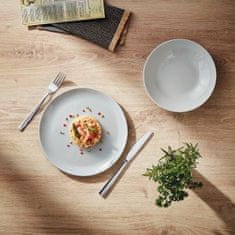 Arcoroc Sekély tányér, Evolutions 25 cm, megemelt perem, fehér, 6x