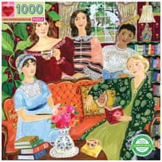 eeBoo Négyzet alakú puzzle Jane Austen Reading Club 1000 darab