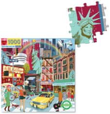 eeBoo Négyzet alakú puzzle Élet New Yorkban 1000 darab