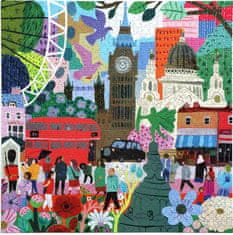 eeBoo Négyzet alakú puzzle London élete 1000 darab