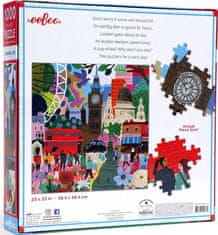 eeBoo Négyzet alakú puzzle London élete 1000 darab