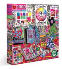 eeBoo Négyzet alakú puzzle Art studio 1000 darab