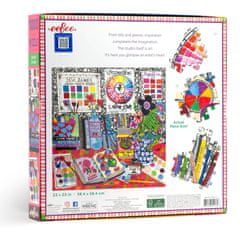 eeBoo Négyzet alakú puzzle Art studio 1000 darab
