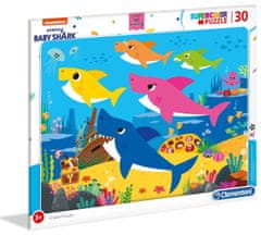 Clementoni Baby Shark Puzzle: 30 darabból álló kincs