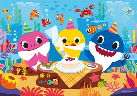 Clementoni Rejtvény Baby Shark: Születésnapi 30 db