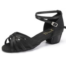 Burtan Dance Shoes Latino tánccipő Havana, fekete 3,5 cm, 33