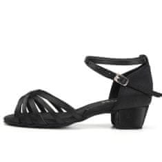 Burtan Dance Shoes Latino tánccipő Havana, fekete 3,5 cm, 39