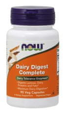 NOW Foods Dairy Digest Complete, tejipari enzimek laktóz intoleranciára, 90 növényi kapszula