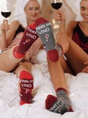 Intenso Női zokni "Bring me wine", 1 pár, 35-37-es méret