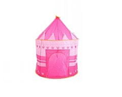 Zaparkorun.cz Gyerek sátor vár alakú, rózsaszínű, gyermek sátor, rózsaszín