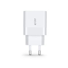 Tech-protect C30W hálózati töltő adapter USB / USB-C 30W PD QC, fehér