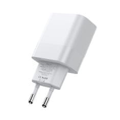 Tech-protect C30W hálózati töltő adapter USB / USB-C 30W PD QC, fehér