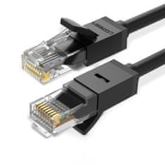 Ugreen NW102 Flat hálózati kábel LAN Cat6 12m, fekete