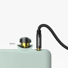 Ugreen AV112 audio kábel 3.5mm mini jack M/M 2m, fekete