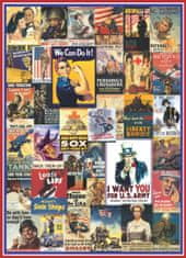 EuroGraphics Puzzle Plakátok az 1. és 2. világháborúból 1000 db
