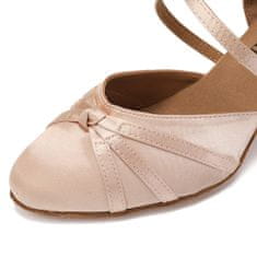 Burtan Dance Shoes Vienna standard, klasszikus tánccipő, rózsaszín 7,5 cm, 35