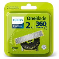 PHILIPS cserélhető pengék 360 2db Philips OneBlade QP420/50