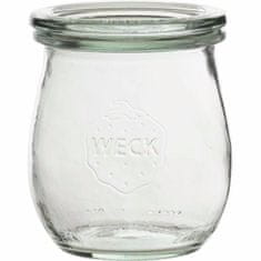 Weck Befőttes üveg, 220 ml, tulipán alakú, fedő, 6db, 