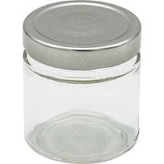 Gastrozone Befőttes üveg, Elena 212 ml 6 db, ezüst fedő