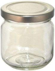 Gastrozone Befőttes üveg, 212 ml, 6 db, ezüst fedő, 