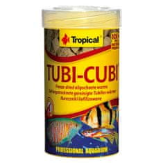 TROPICAL Tubi Cubi 100ml/10g természetes haltáp liofilizált tubifex kockák