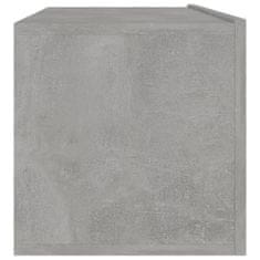 shumee betonszürke forgácslap TV-szekrény 100 x 30 x 30 cm