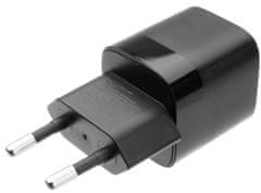 FIXED Mini hálózati töltő USB-C kimenettel és PD támogatással, 20W, FIXC25-C-WH, fekete