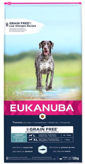 Eukanuba Adult Large & Giant Grain Free OF, 12 kg