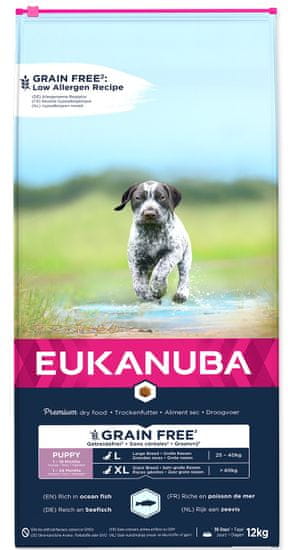 Eukanuba Puppy & Junior Large & Giant Grain Free OF, 12 kg