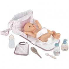 Smoby baba nővér pelenkázó táska + baba kiegészítők