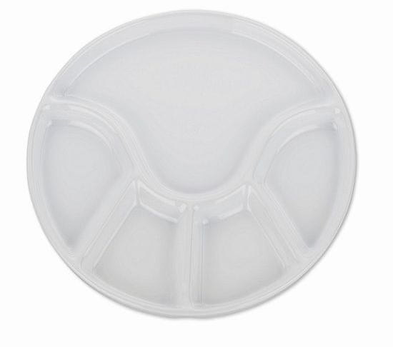 Kela Fondue tányér ANNELI fehér 21,5 cm KL-67403 KL-67403