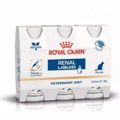 Royal Canin RENAL FELINE LIQUID 600ml (3x200ml) -folyékony diéta macskáknak a veseműködés támogatására