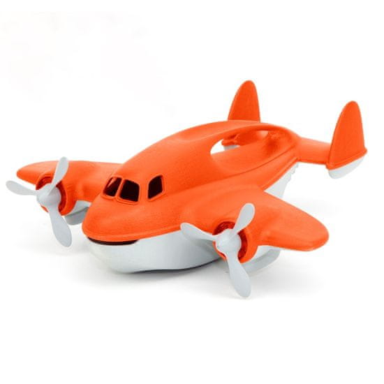 Green Toys Zöld játék tűzoltó repülőgép narancssárga