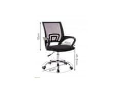 ShopJK Irodai szék ergonomic - fekete ko03