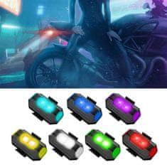 motoLEDy Lámpa 7 színű univerzális motorkerékpár, kerékpár, drón USB