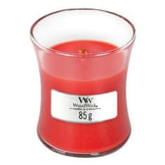 Woodwick Gyertya ovális váza , Vörös berkenye, 85 g