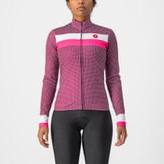 Castelli Női kerékpáros dressz Volare LS Jersey, rózsaszín, L