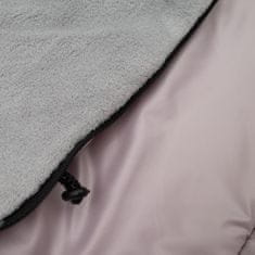 NEW BABY 3in1 babahordozó szőrmével rózsaszínben